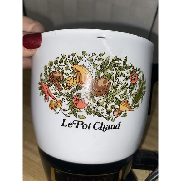 VTG 70s HEAT & EAT Electric Pot "Le Pot Chaud" TESTED Spice Of Life - Picture 8 of 8